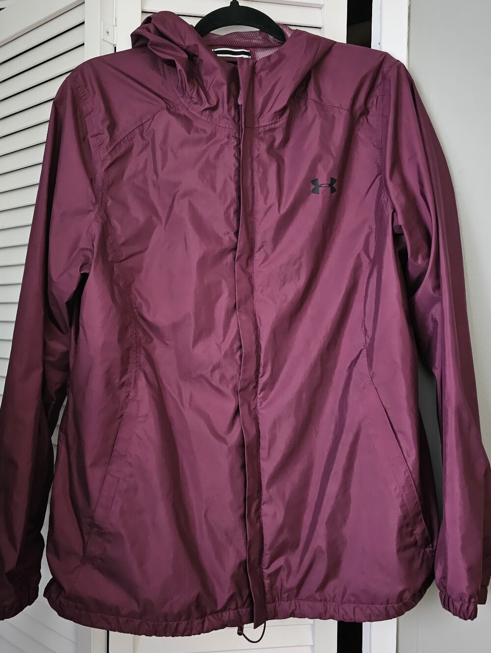 UA Burgundy Windbreaker